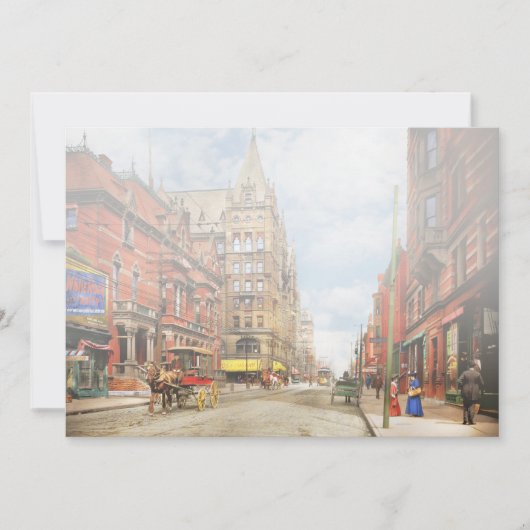 Stad - Cincinnati, OH - Elm Street 1900 Aankondiging (Voorkant)