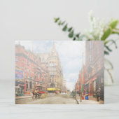 Stad - Cincinnati, OH - Elm Street 1900 Aankondiging (Staand voorkant)