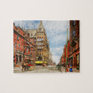Stad - Cincinnati, OH - Elm Street 1900 Legpuzzel