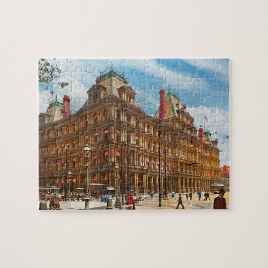 Stad - Cincinnati, OH - het federale gebouw 1901 Legpuzzel (Horizontaal)