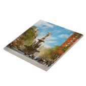 Stad - Cincinnati OH - Het geniale van water 1906 Tegeltje (Zijkant)