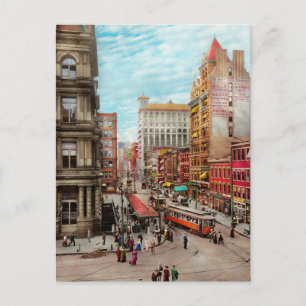 Stad - Cincinnati, OH - Queen City 1915 Briefkaart