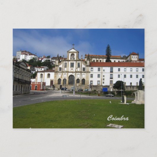 Stad Coimbra _Portugal Briefkaart (Voorkant)