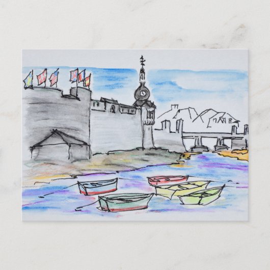 Stad Concarneau | Finistere, Bretagne Briefkaart (Voorkant)