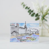 Stad Concarneau | Finistere, Bretagne Briefkaart (Staand voorkant)
