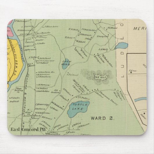 Stad Concord W Concord PO Muismat (Voorkant)