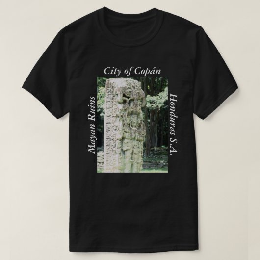 Stad Copan Ancient Ruins Mayan Archeological T-shirt (Design voorkant)