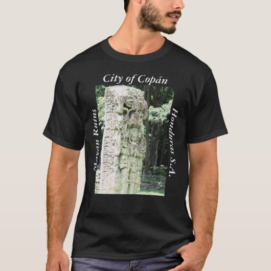 Stad Copan Ancient Ruins Mayan Archeological T-shirt (Voorkant)