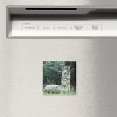 Stad Copan Mayan Ruins Foto ontworpen Square Magneet (Insitu (Vaatwasser))