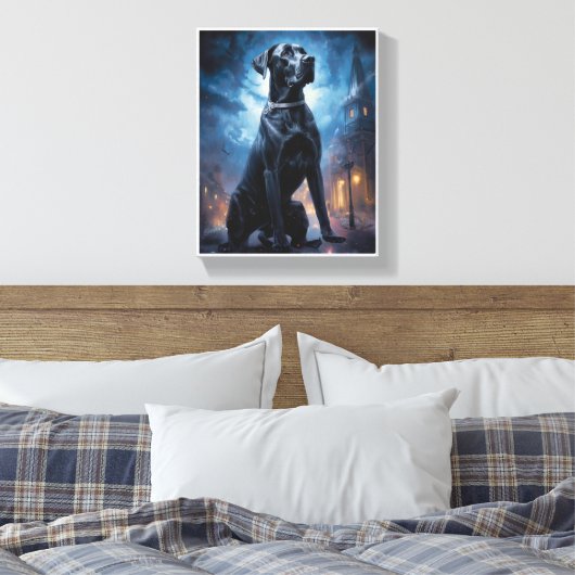 Stad Dane Canvas Afdruk (Insitu (Slaapkamer))