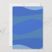 Stad David Jewish Baby Naming Invitation Hebrew Kaart (Achterkant)