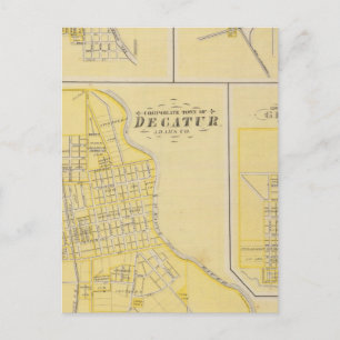 Stad Decatur Briefkaart