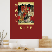 Stad der Kerken door Paul Klee Poster (Keuken)