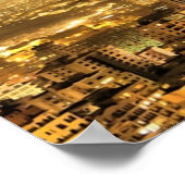 Stad der Lichten Poster (Hoek)