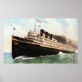 Stad Detroit Passenger Liner Poster (Voorkant)