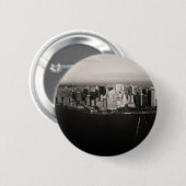 Stad die nooit slaapt ronde button 5,7 cm (Voorkant /achterkant)