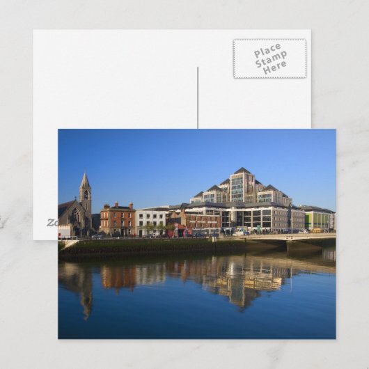 Stad Dublin Architecture Briefkaart (Voorkant / Achterkant)