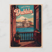  stad Dublin, Ierland republiek reisgeschenken Briefkaart (Voorkant)