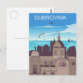 Stad Dubrovnik Briefkaart (Voorkant / Achterkant)