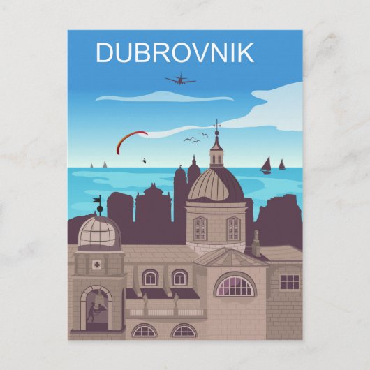 Stad Dubrovnik Briefkaart (Voorkant)