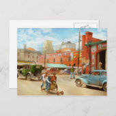 Stad - Durham, NC - Kinder zullen kinder zijn in 1 Briefkaart (Voorkant / Achterkant)