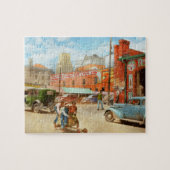 Stad - Durham, NC - Kinder zullen kinder zijn in 1 Legpuzzel (Horizontaal)