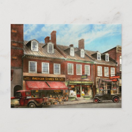 Stad - Easton MD - Een stukje Amerikaans leven in  Briefkaart (Voorkant)