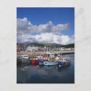 Stad en haven, Dingle, County Kerry, Briefkaart