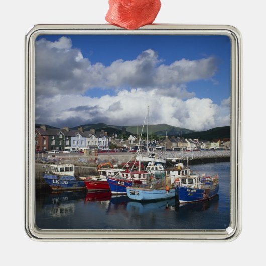 Stad en haven, Dingle, County Kerry, Metalen Ornament (Voorkant)