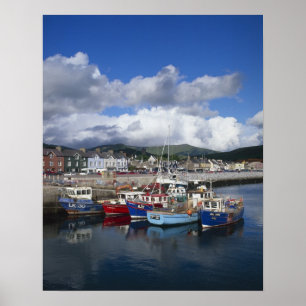 Stad en haven, Dingle, County Kerry, Poster