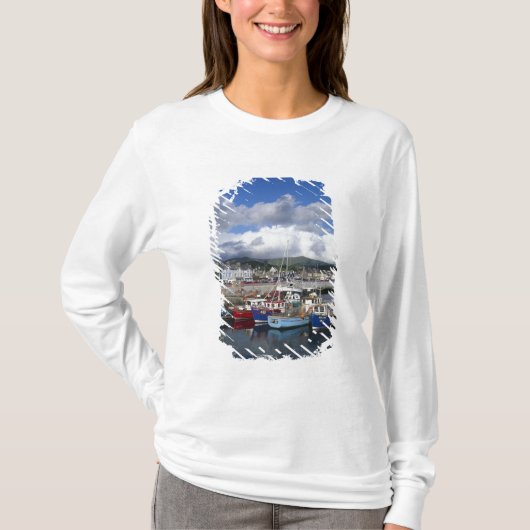Stad en haven, Dingle, County Kerry, T-shirt (Voorkant)