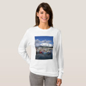 Stad en haven, Dingle, County Kerry, T-shirt (Voorkant volledig)