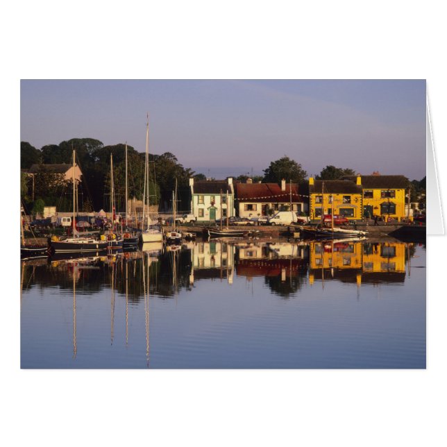 Stad en haven, Kinvarra, County Galway, (Voorkant Horizontaal)