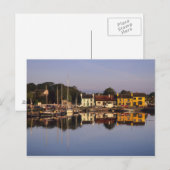 Stad en haven, Kinvarra, County Galway; Briefkaart (Voorkant / Achterkant)
