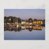 Stad en haven, Kinvarra, County Galway; Briefkaart (Voorkant)