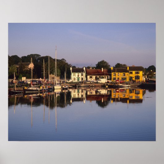 Stad en haven, Kinvarra, County Galway, Poster (Voorkant)