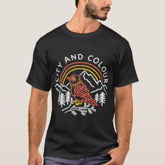 stad en kleur erfgoed cirkel grafisch vintage st t-shirt