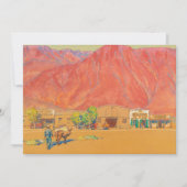 Stad en kliffen door Maynard Dixon Kaart (Voorkant)