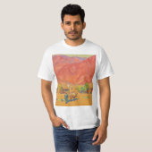 Stad en kliffen door Maynard Dixon T-shirt (Voorkant volledig)