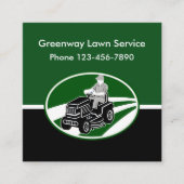 Stad- en landschapsarchitectuur vierkante visitekaartje (Voorkant)