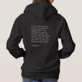 Stad en orde Vrouwenhuis Hoodie (Achterkant)