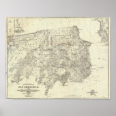 Stad en provincie San Francisco Poster (Voorkant)