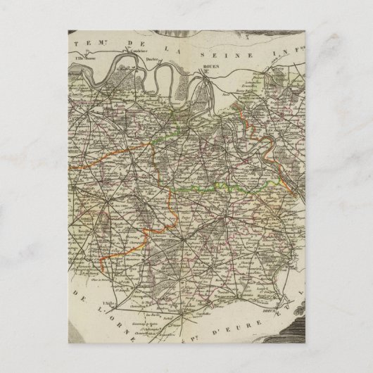 Stad en steden briefkaart (Voorkant)