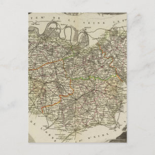 Stad en steden briefkaart