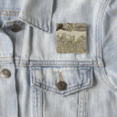 Stad en steden vierkante button 5,1 cm (In situ)