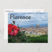 Stad Florence, Italië Briefkaart (Voorkant / Achterkant)