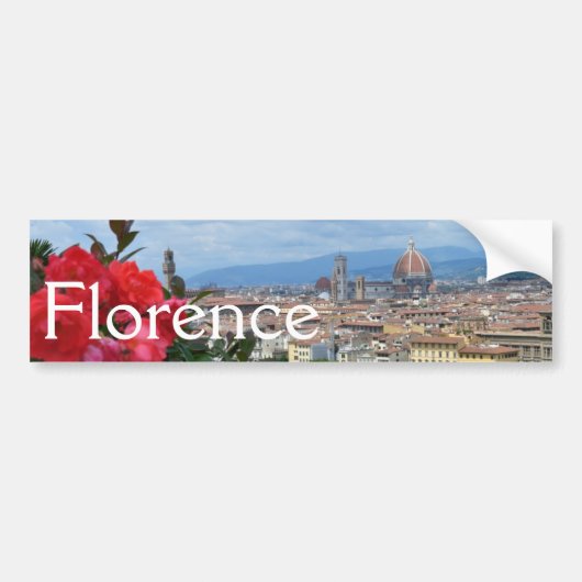Stad Florence, Italië Bumpersticker (Voorkant)