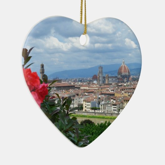 Stad Florence, Italië Keramisch Ornament (Rechts)