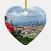 Stad Florence, Italië Keramisch Ornament (Voorkant)