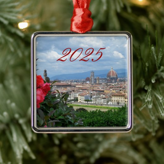 Stad Florence, Italië Metalen Ornament (Boom)